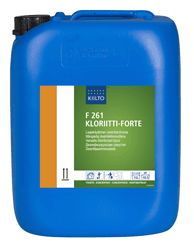 Средство F261 KLORIITTI-FORTE на основе гипохлорита натрия (10 литров)