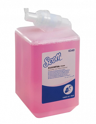Мыло пенное Scott Essential в картридже 1 литр (6340)