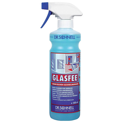 Средство для очистки стеклянных поверхностей GLASFEE с распылителем (500 мл)