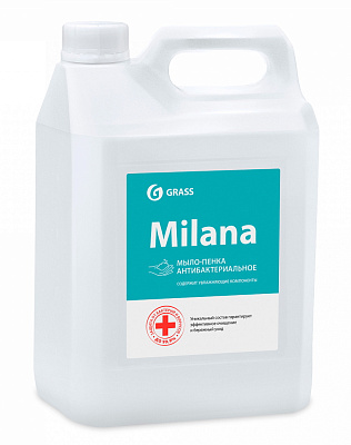 Жидкое мыло Grass "Milana мыло-пенка Антибактериальное" 5 литров