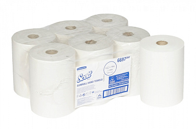 Бумажные полотенца в рулонах SCOTT® SLIMROLL (6697)