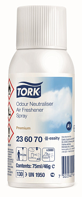 Освежитель воздуха Tork A1 Premium 75 мл нейтрализующий запахи (236070/236071)