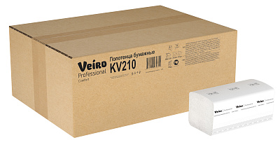 Однослойные полотенца для рук Veiro Professional Comfort (KV210)
