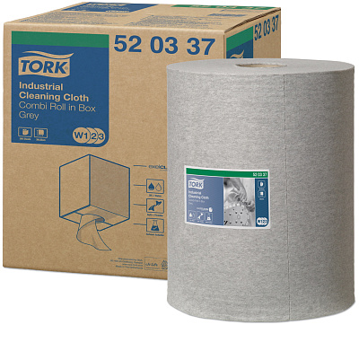 Протирочный материал Tork W1, W2, W3 Premium для удаления масла и жира
