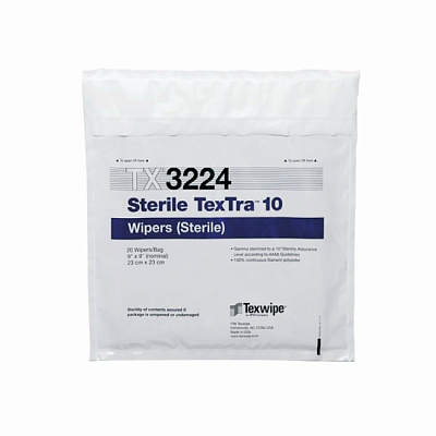 Стерильные салфетки TexWipe® Sterile TexTra™ 10 TX3224