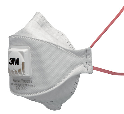 Противоаэрозольная фильтрующая маска 3M™ Aura™ 9332+ FFP3 с клапаном выдоха