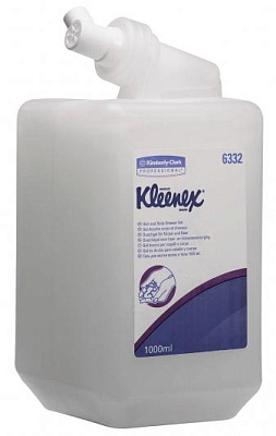 Гель для душа и шампунь Kleenex в картридже 1 литр (6332)