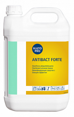 Дезинфицирующее и моющее средство Kiilto ANTIBACT FORTE (5 литров)