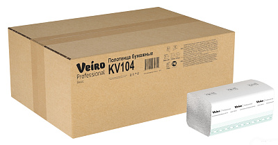 Однослойные полотенца для рук Veiro Professional Basic (KV104)