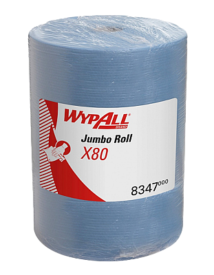 Протирочный материал WypAll X80 Jumbo Roll Blue (475 листов)